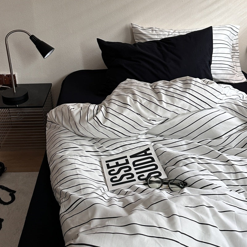 Duvet Cover Plaid Baumwolle