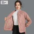Gefütterte Damen-Freizeitjacke mit langen Ärmeln – Ansicht 6