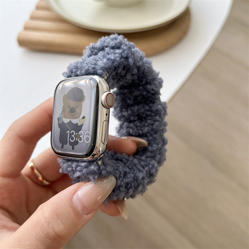 Samt-Haarband für Apple Watch