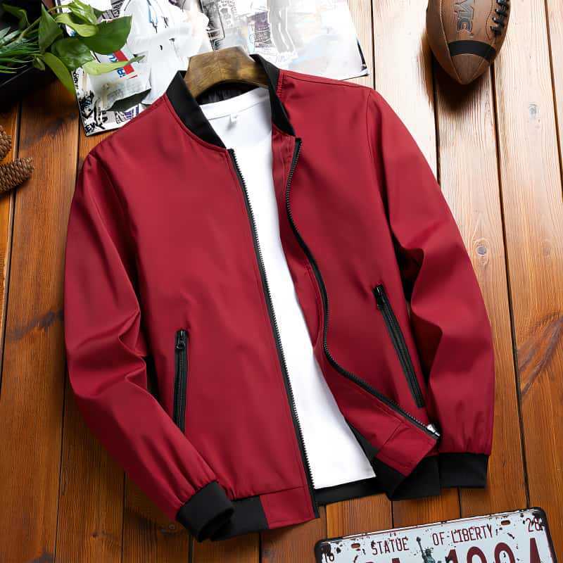 Herren Jacke mit Stehkragen – Bild 2 | LuxeStyle