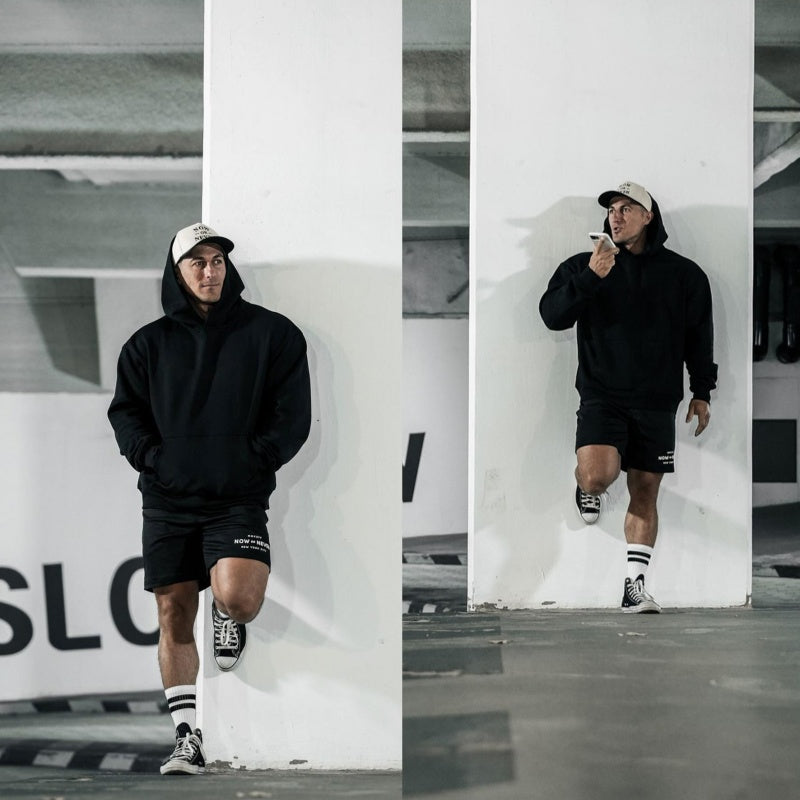 Heavyweight Hoodie mit verstärkter Kapuze