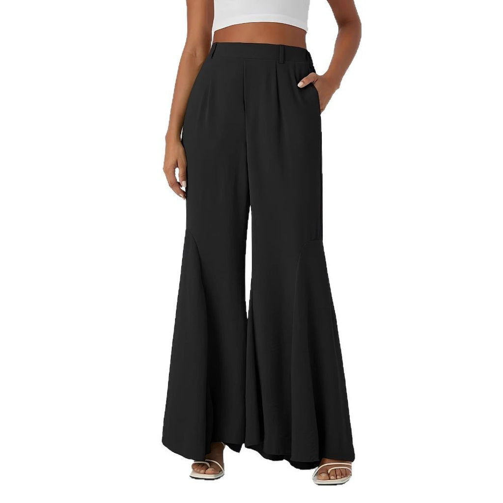Elegante weite Hose mit ausgestelltem Bein