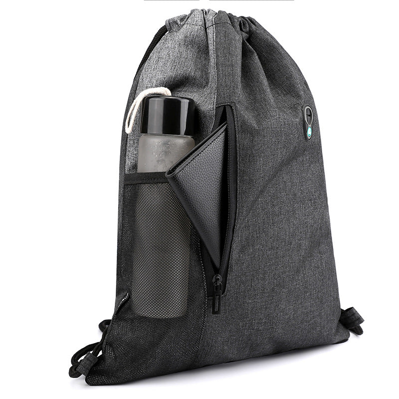 Wasserdichter Oxford Rucksack mit Kopfhöreranschluss – Bild 4 | LuxeStyle