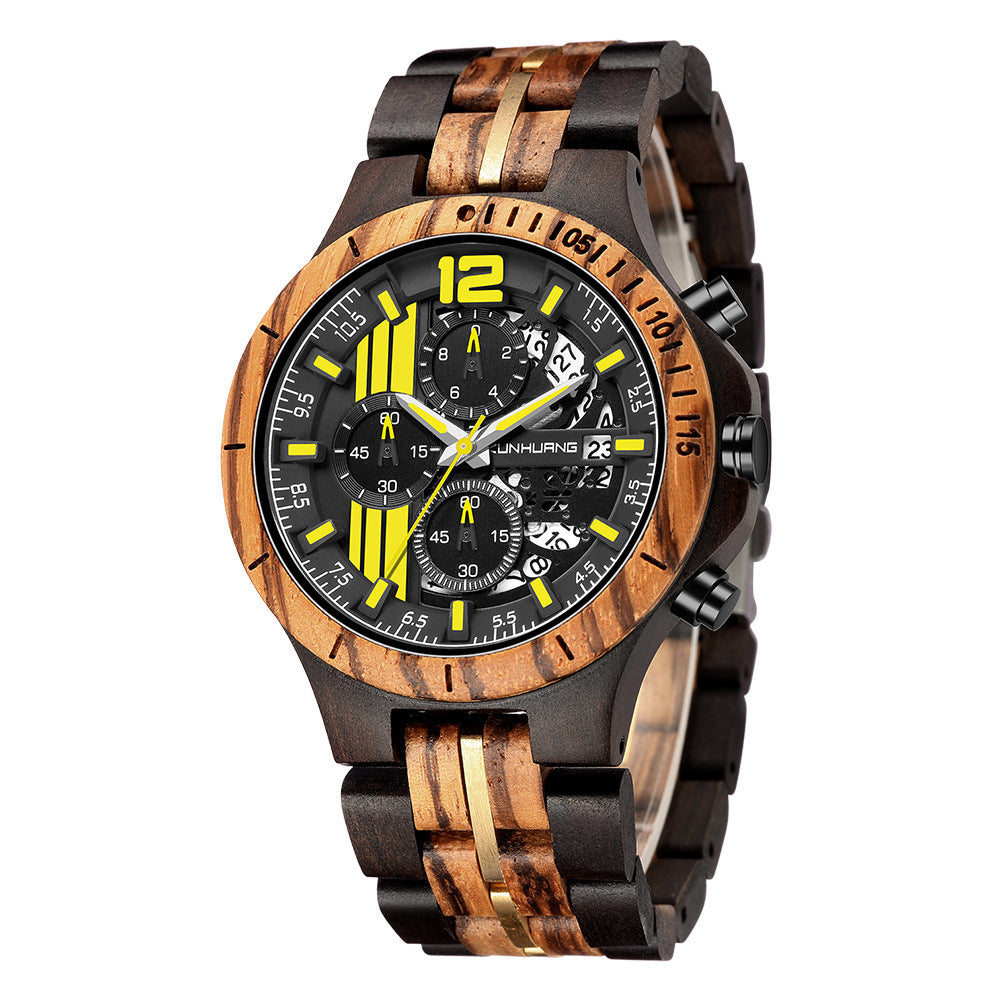 Retro Quarz Multifunktionsuhr für Herren | LuxeStyle