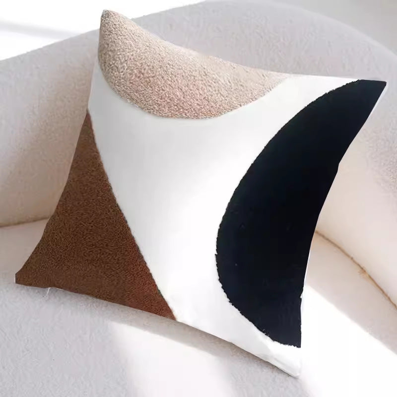 Minimalistisches Kissen aus Samt