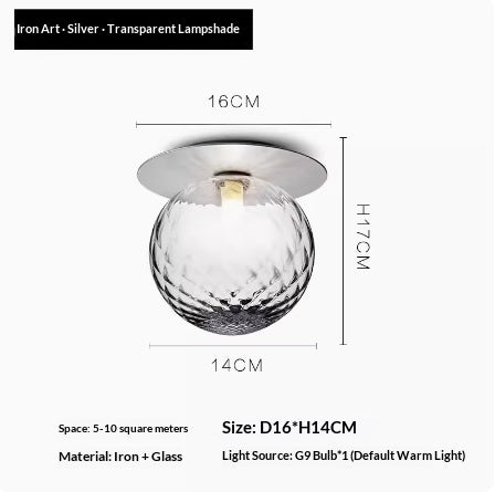 Wandlampe mit Spiegel-Finish