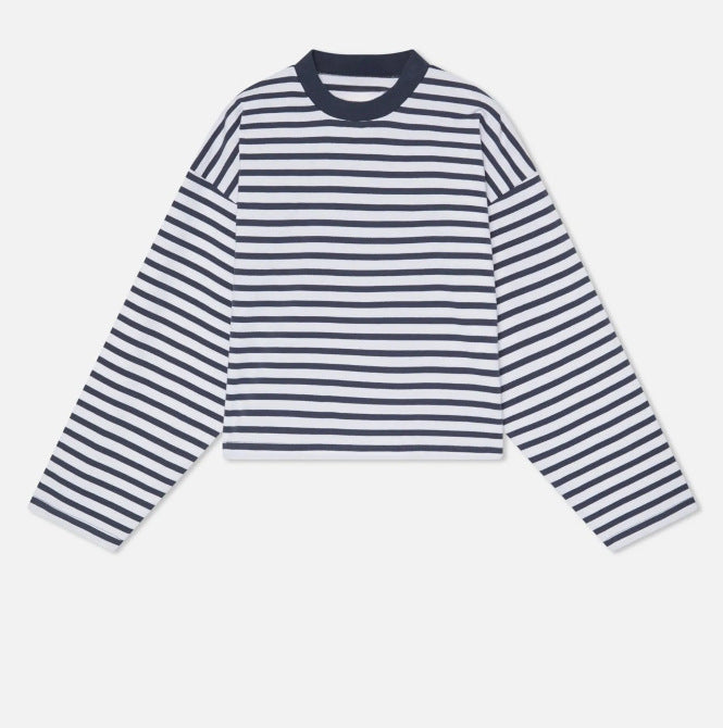 Gestreiftes Langarm-Shirt