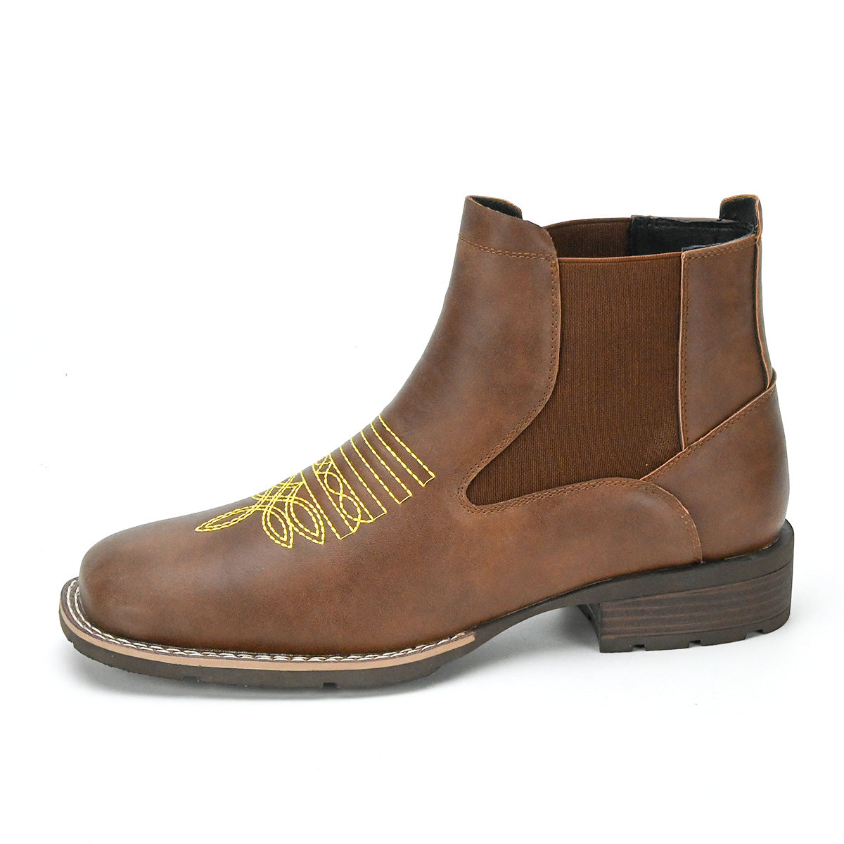 Chelsea Boots mit Stickerei