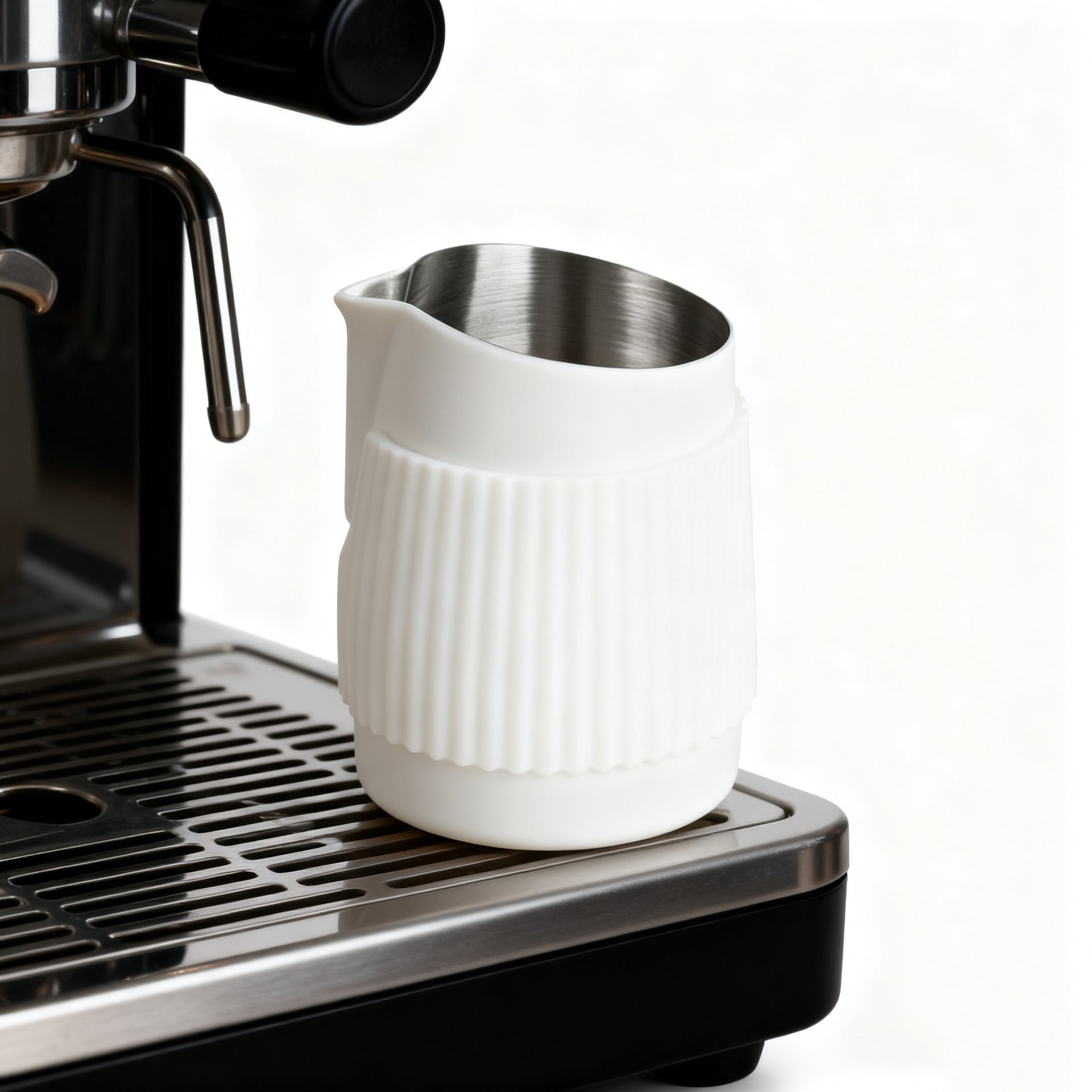 Latte Art Kännchen aus Edelstahl, 350 ml