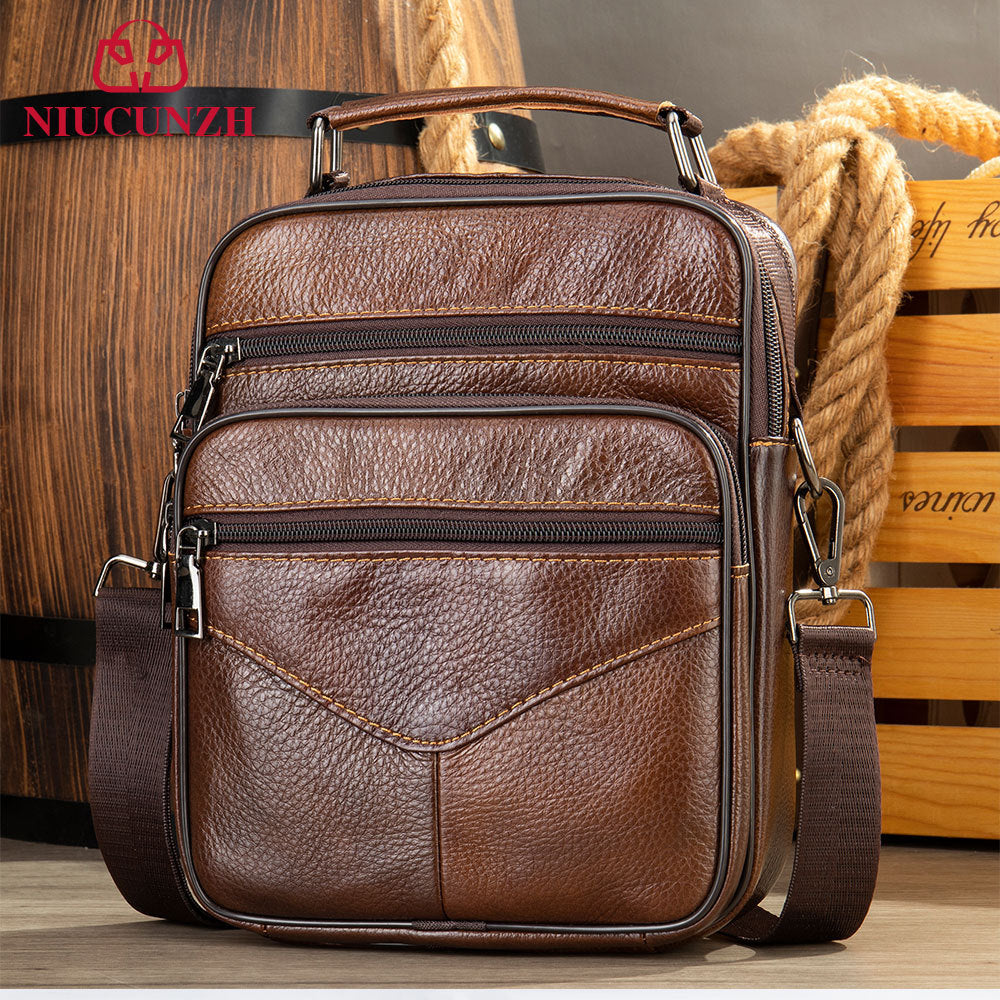 Männer Leder Crossbody Bag