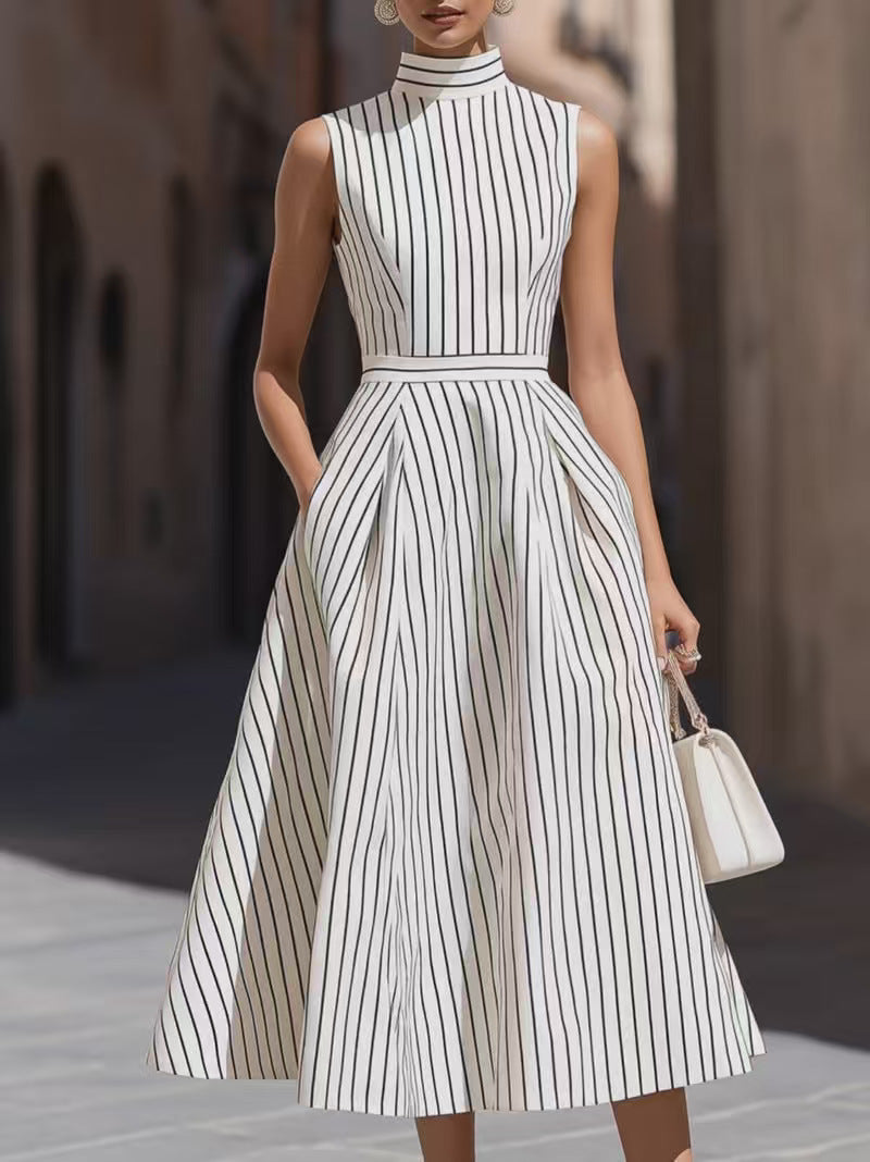 Armloses Lang Damenkleid