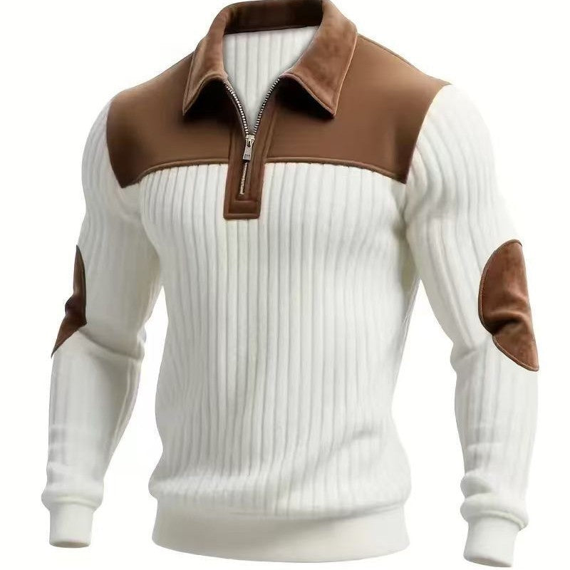 Freizeit Zip-Sweatshirt für Herbst & Winter – Ansicht 4