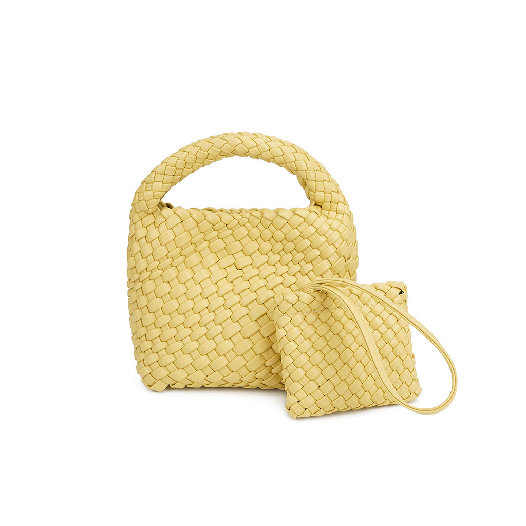 Handgewebte Umhängetasche mit Kette – Bild 6 | LuxeStyle
