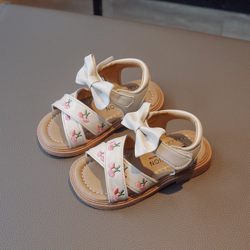 Prinzessinnenschuhe mit weicher Sohle und besticktem Obermaterial