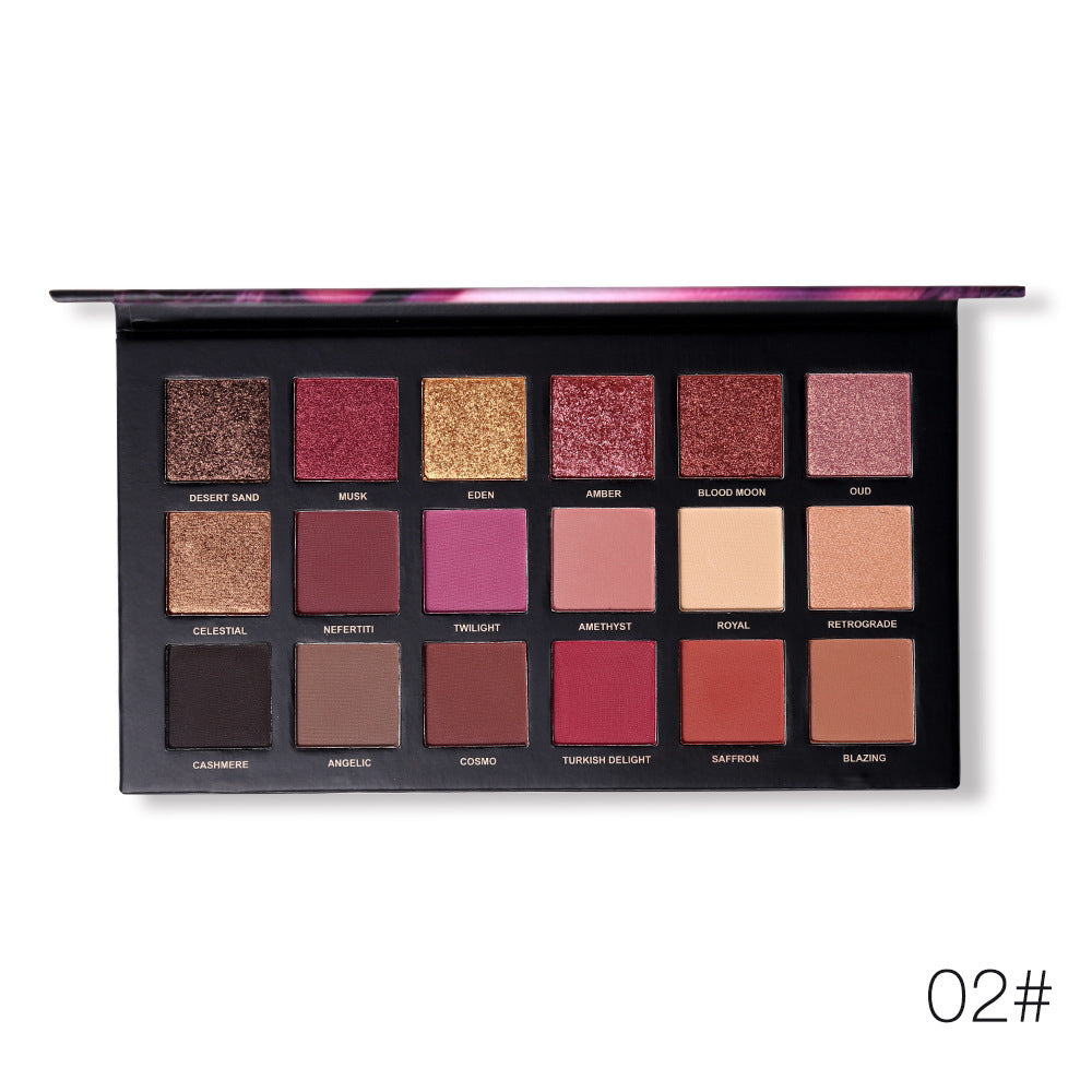 18-Farben Lidschatten-Palette Rose Gold | LuxeStyle