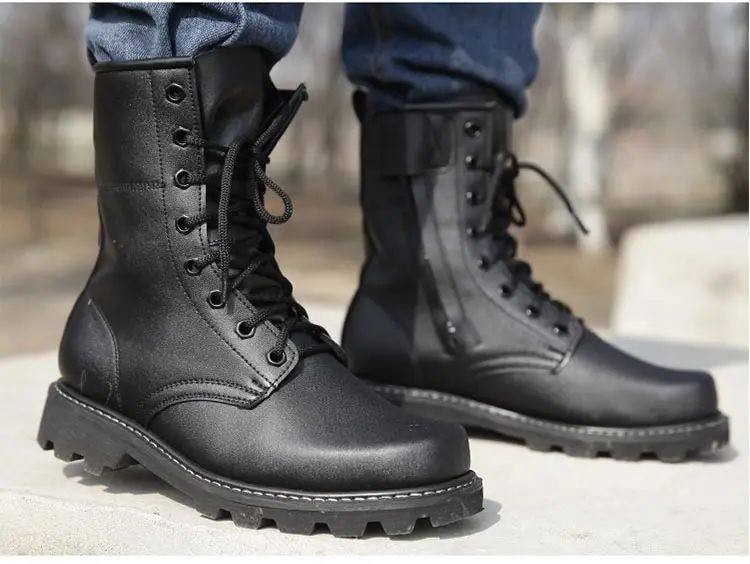 Militär-Sicherheitsstiefel mit Stahlkappe