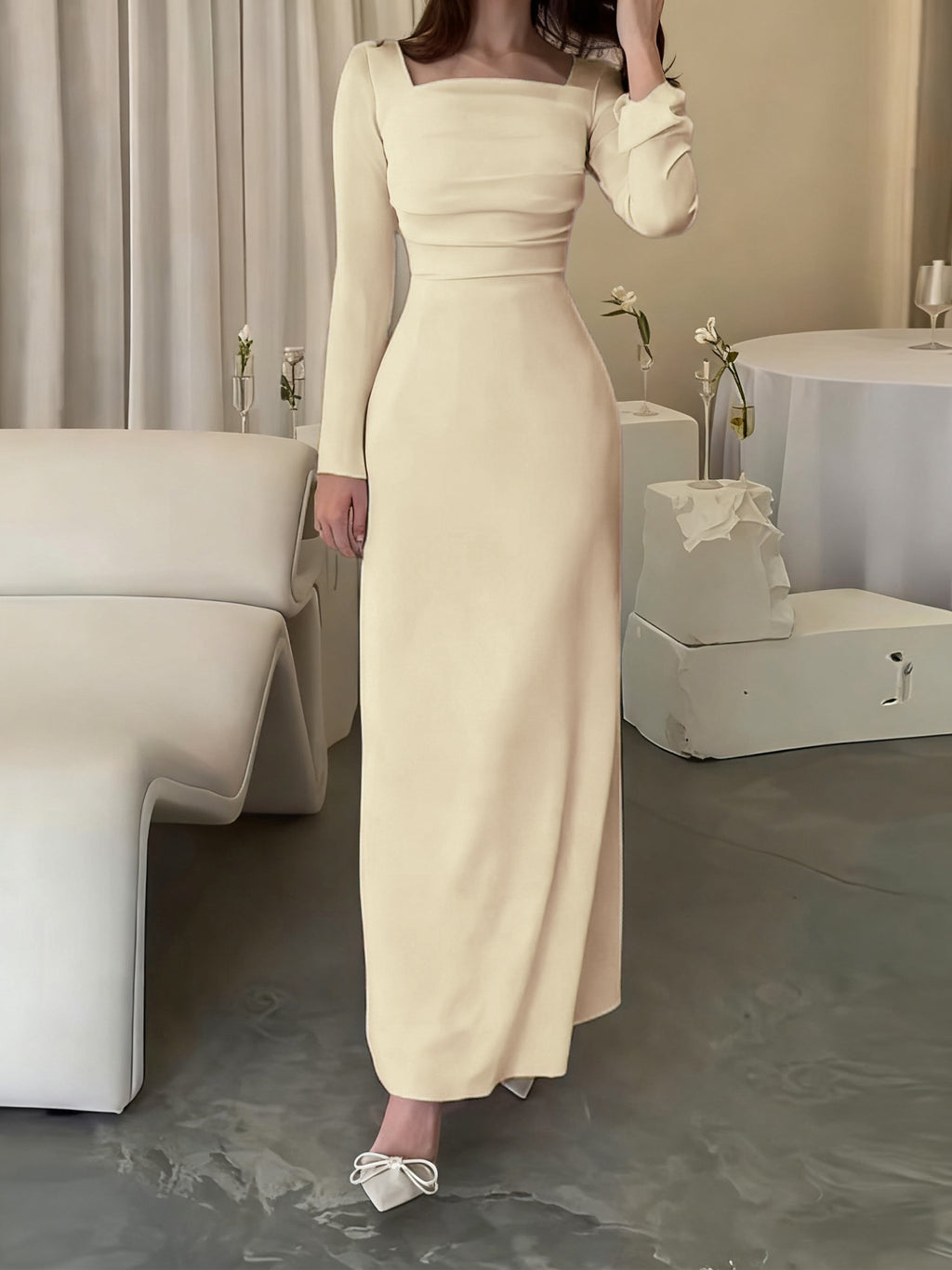 Elegantes Strickkleid für Herbst/Winter