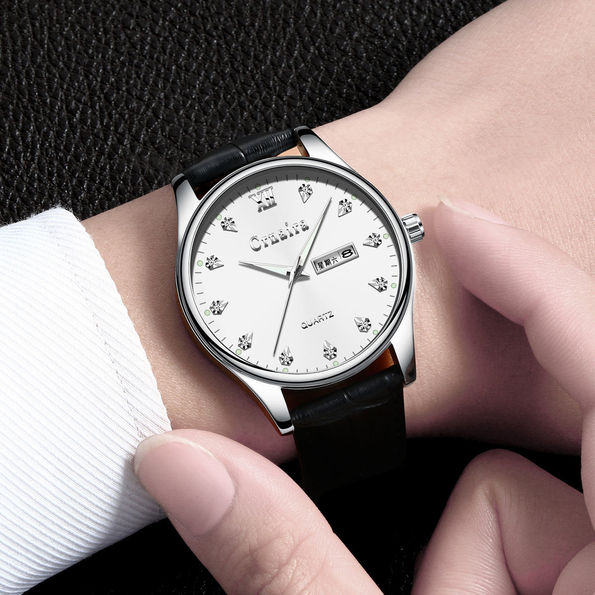 Business Herren Mode Quarz Kalender wasserdichte Uhr – Bild 7 | LuxeStyle
