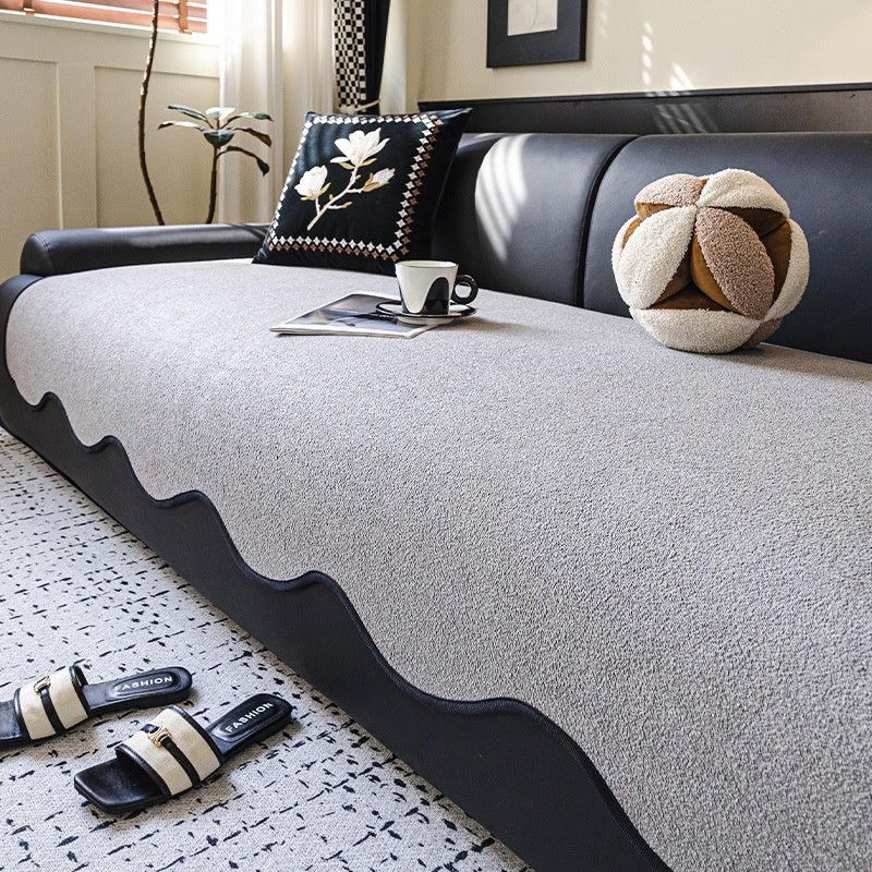 Wasserfester Teddyfleece Sofa-Überzug