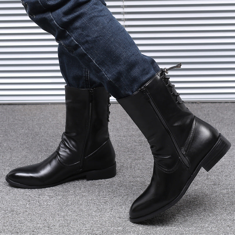 Spitze Lederstiefel für Herren