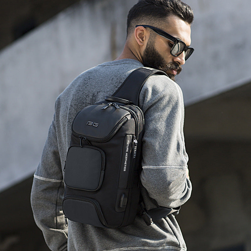 Rucksack Herren Alltagsrucksack Schwarz – Bild 2 | LuxeStyle