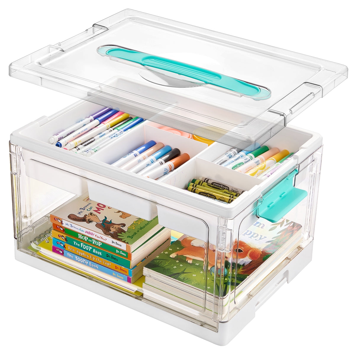Transparente Aufbewahrungsbox für Bastelbedarf – Bild 2 | LuxeStyle