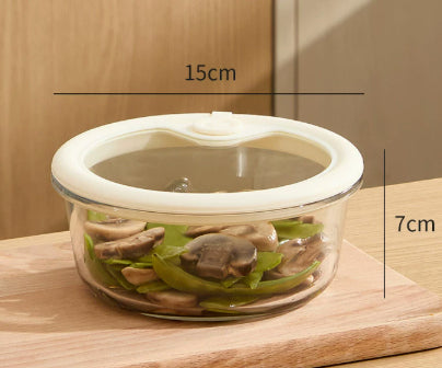 Glas Lebensbox mit Dichtverschluss