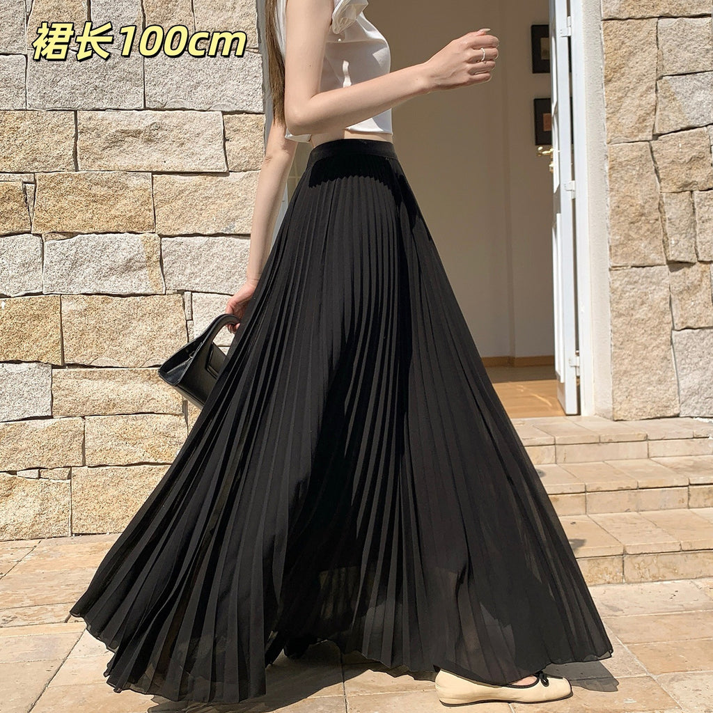 Plissierter Chiffon-Rock für den Sommer – Ansicht 2