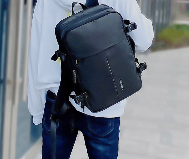 Computerrucksack mit USB-Ladefunktion – Bild 5 | LuxeStyle