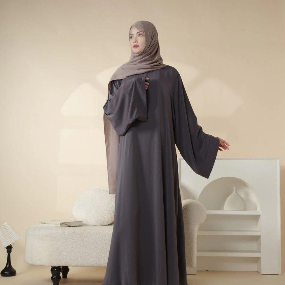 Einfarbiges Minimalistisch Kleid
