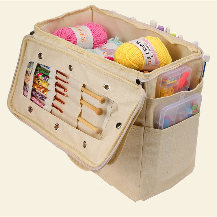 Organizer-Tasche für Häkelzubehör – Bild 1 | LuxeStyle