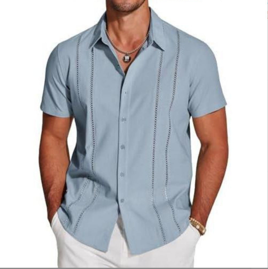 Hawaii Hemd aus Leinenmischung für Herren – Bild 11 | LuxeStyle