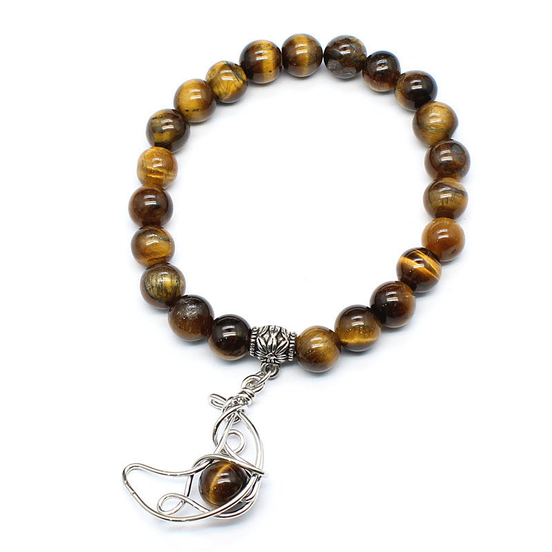 Naturstein-Armband mit runden Kristallperlen – Bild 11 | LuxeStyle
