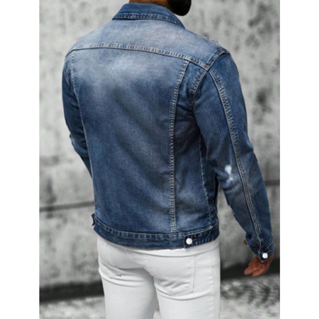 Schlanke Jeansjacke – Ansicht 5