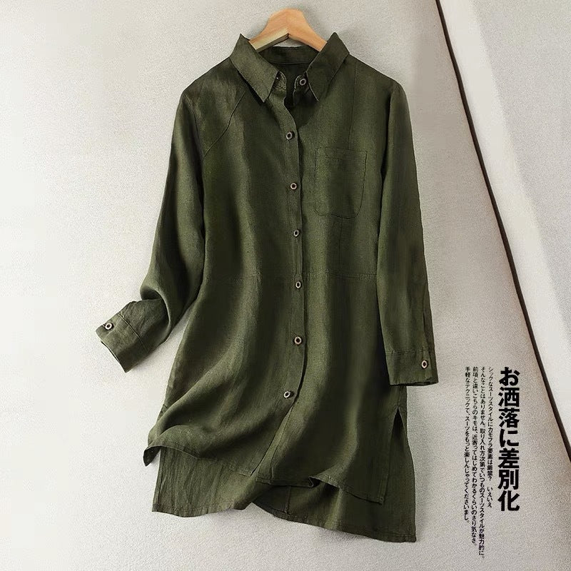 Elegantes Baumwoll-Leinen Shirt – Bild 3 | LuxeStyle