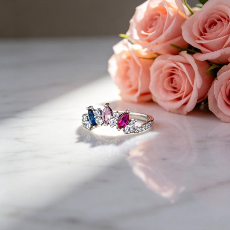 Personalisierter Zirkon-Ring – Bild 1 | LuxeStyle