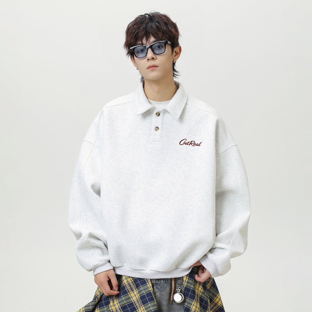 Retro-Pullover mit langen Ärmeln