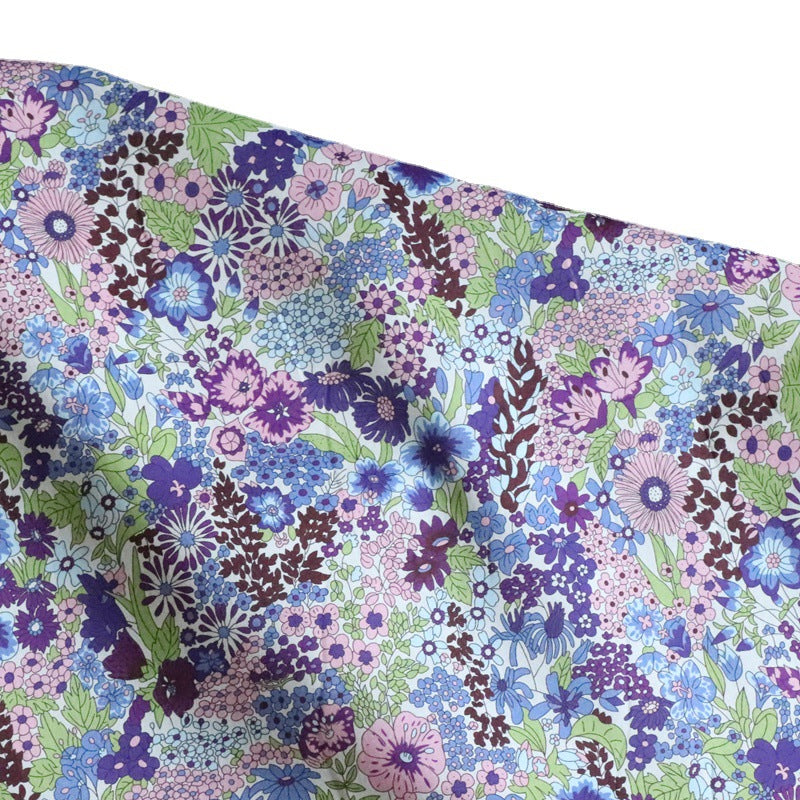 CIARA Liberty Popeline Baumwollstoff, lila Blumen · 80 Stück – Bild 5 | LuxeStyle