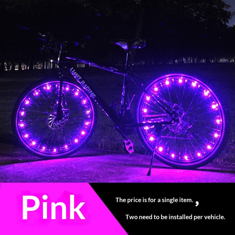 Farbige LED-Speichenlichter für Mountainbikes
