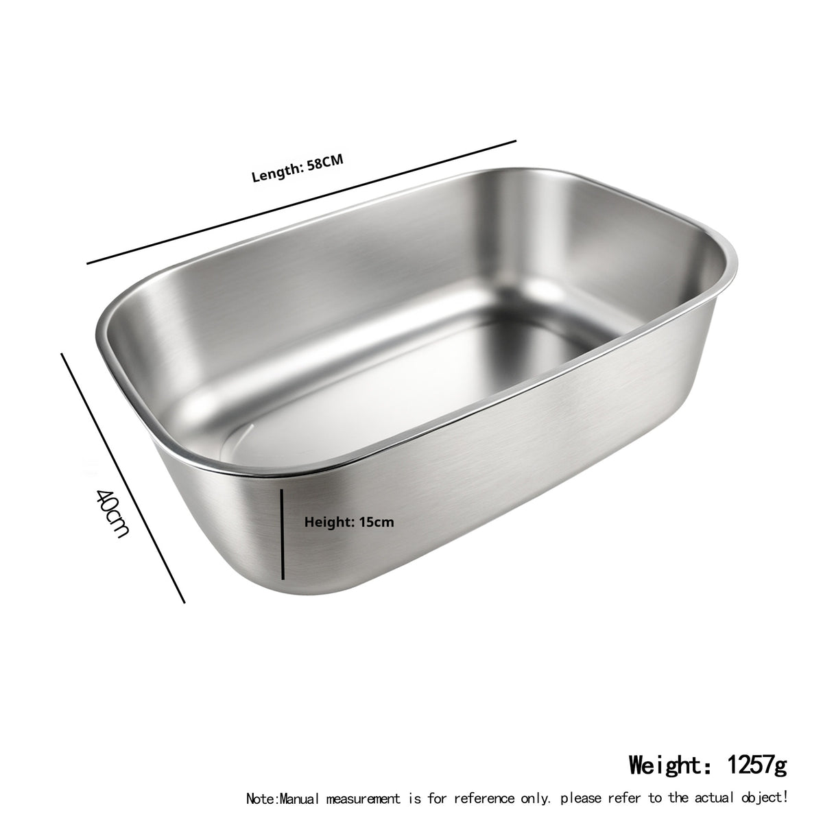 Katzentoilette aus Edelstahl mit Spritzschutz – Bild 3 | LuxeStyle