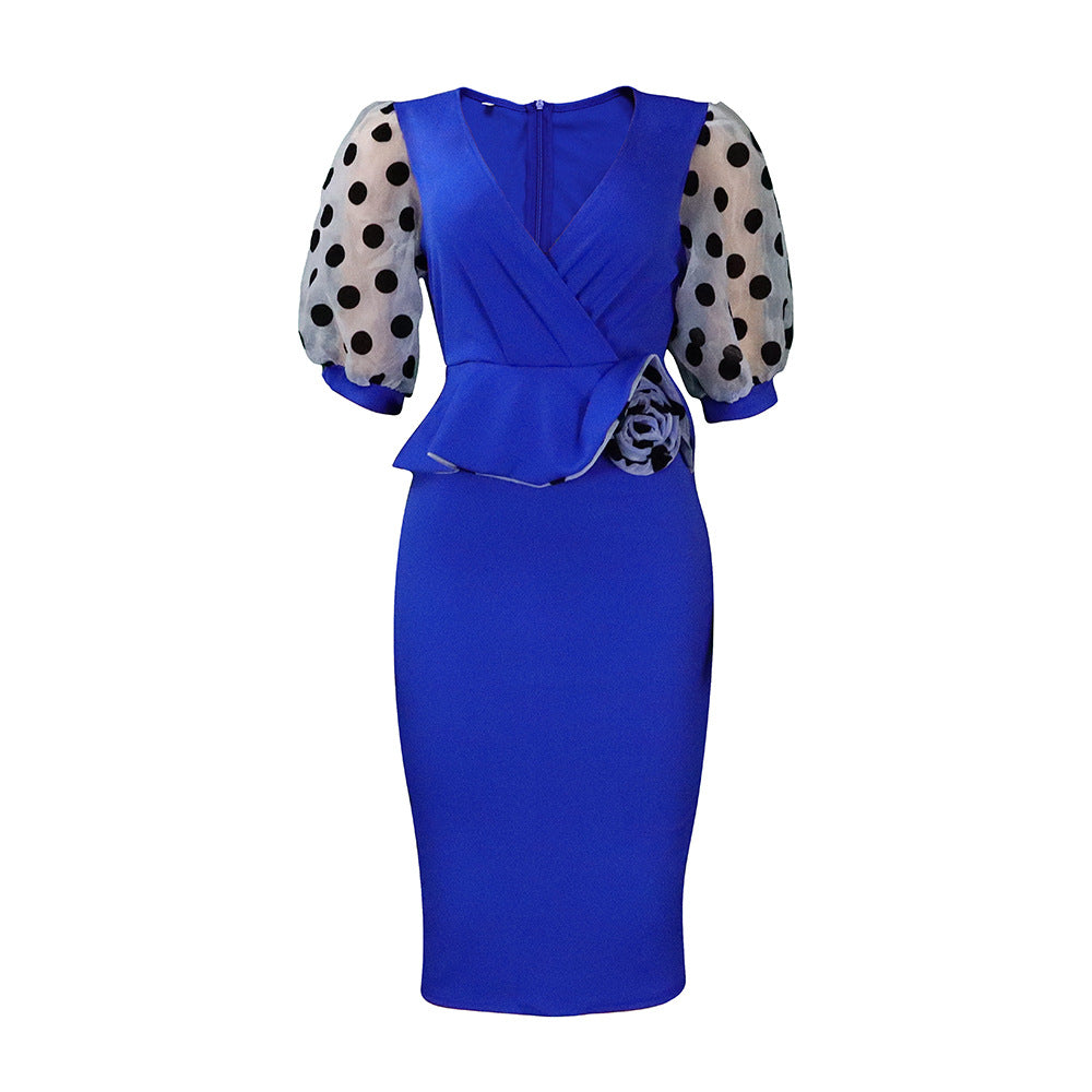 Elegantes Etui-Kleid mit Bubikragen – Bild 5 | LuxeStyle