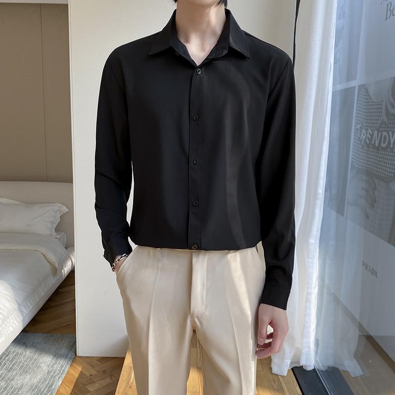 Herren Langarmhemd Slim Fit Business | LuxeStyle