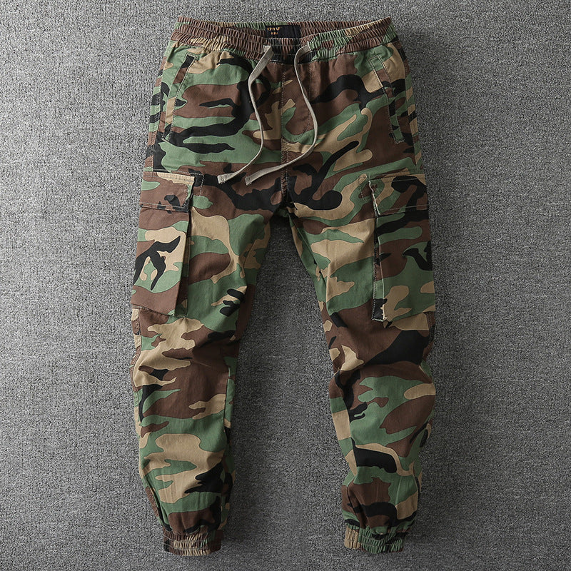 Camo Ankle-Tied Freizeithose für Herren