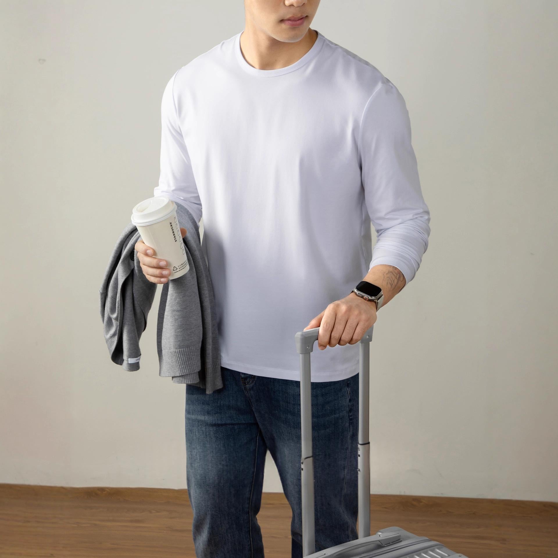 Langan Modal Langarmshirt für Herren