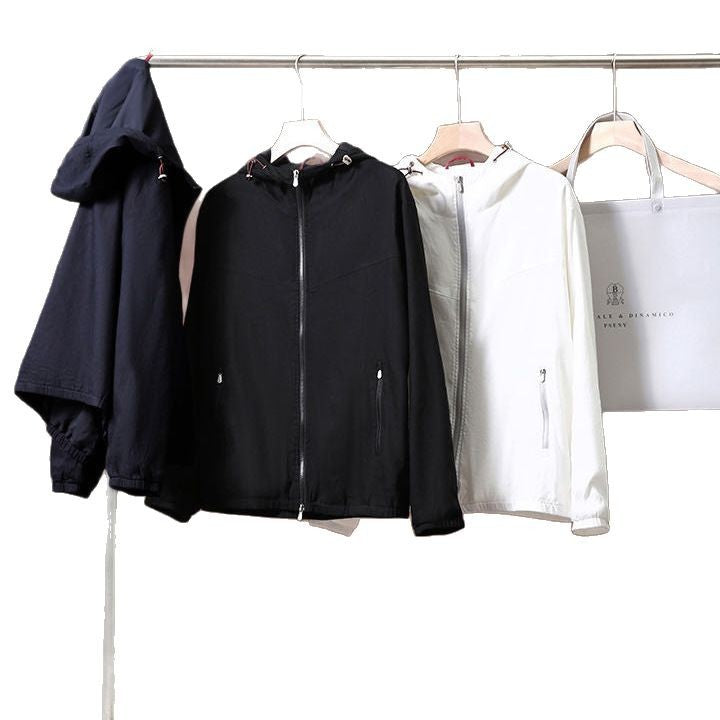 Leichte Linen-Hoodie für Herren