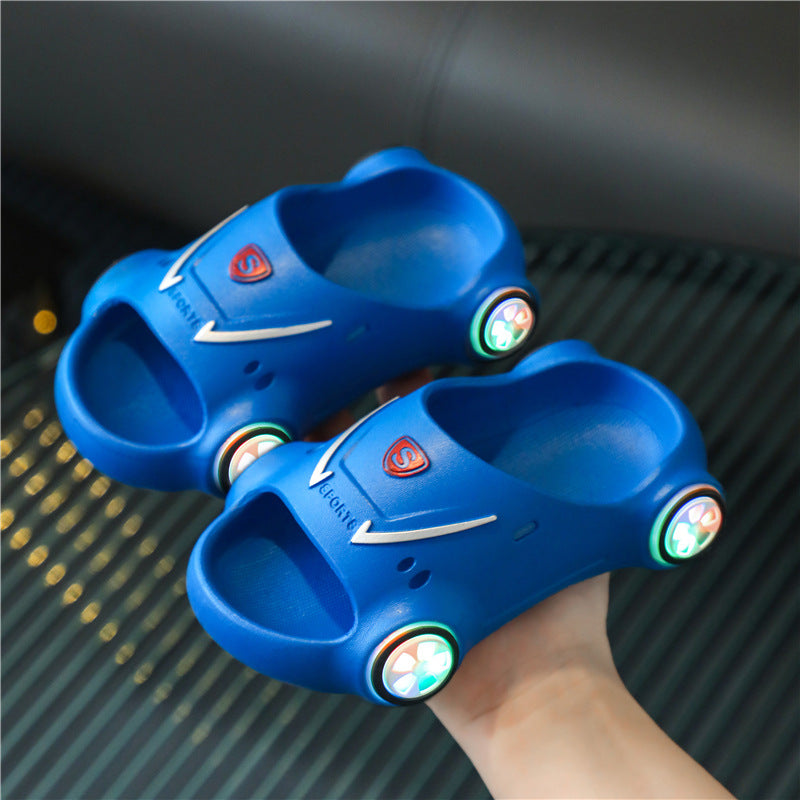Leuchtende Kinderschuhe