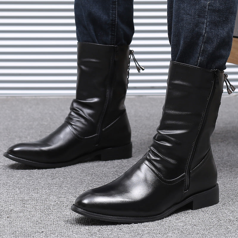 Spitze Lederstiefel für Herren