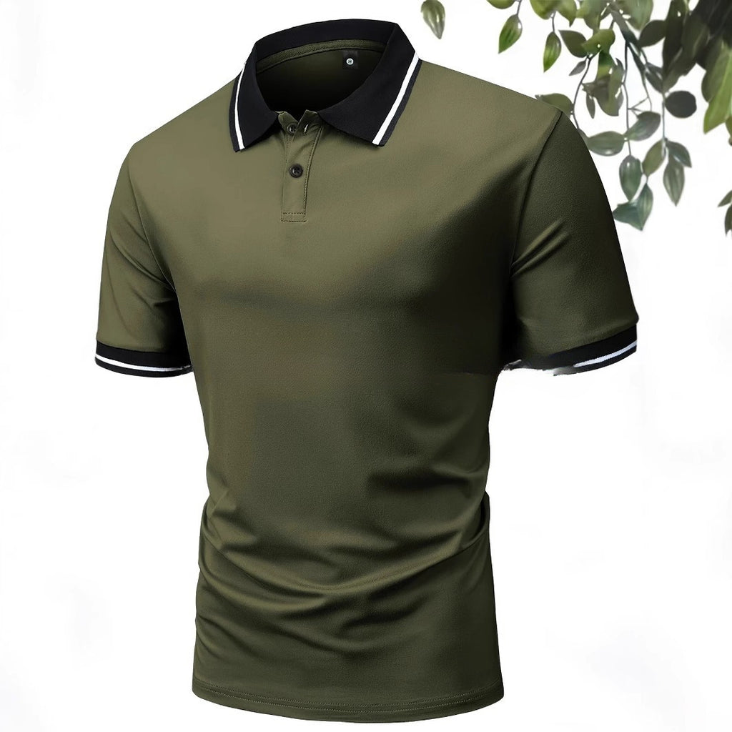 Polo-Shirt Kurzarm Golf Casual Top | LuxeStyle