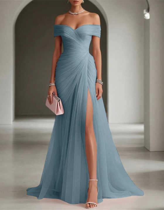Elegantes Off-Shoulder Abendkleid für Damen