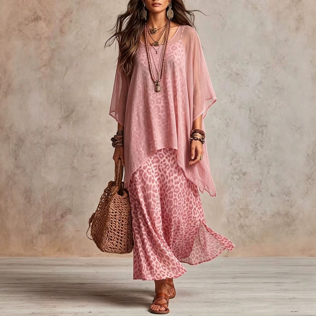 Elegantes Leopard-Kleid